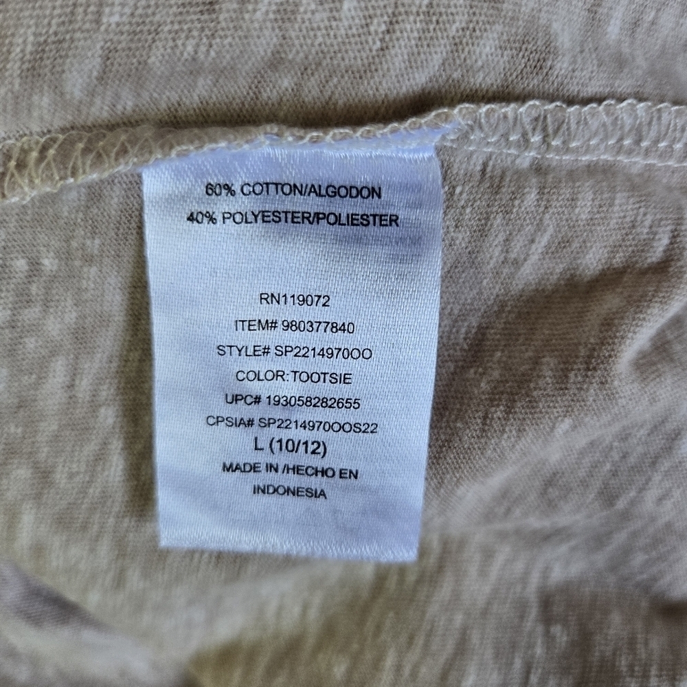 TOOTSIE ROLL | Candy Logo T-shirt in Brown/Tan sz L (Boys 10/12) - Picture 7 of 7
